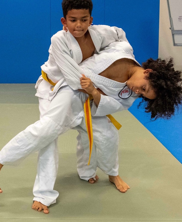 Budokwai Pully judokas in action